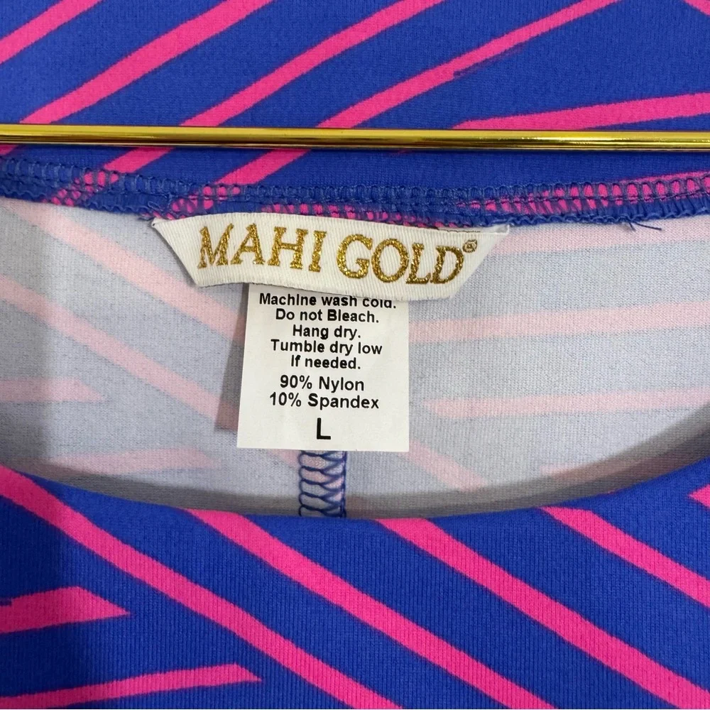 MAHI GOLD Purple & Pink Geometric Mini Dress - Picture 5 of 9